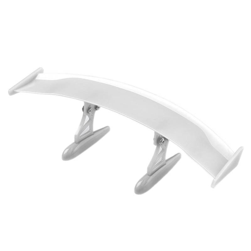 Universal Auto Mini Spoiler Wing,Schwanz Spoiler Flügel mit Schrauben und Schraubendreher Ohne Perforation Fahrzeug Stabilität Schwanz Auto Heckflügel Deko für Fahrzeugstabilität,Silber von Blausky