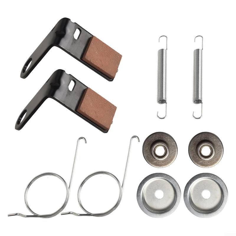 Komplettes Set für GY21943B Bremsbeläge, Halterungen und Federn, wesentliche Werkzeuge für verbesserte Leistung der Rasenpflegeausrüstung von BlesConi