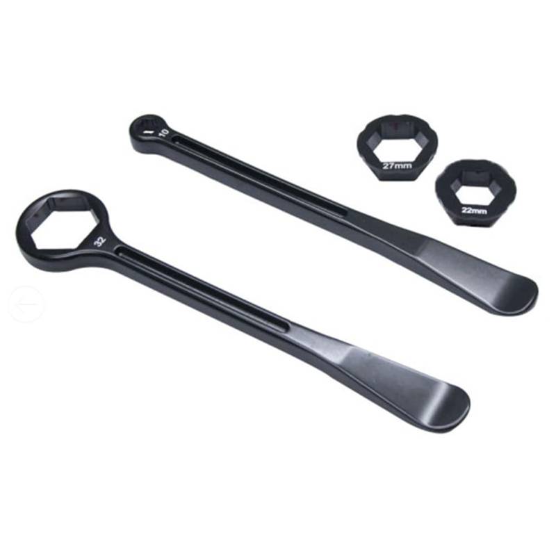 Blmirror 10 mm/13 mm/22 mm/27 mm/32 mm Reifenheber Werkzeug Motorrad Reifenwechsel Set Schraubenschlüssel Set Combo Hebel Kit Reifenreparaturwerkzeug B von Blmirror