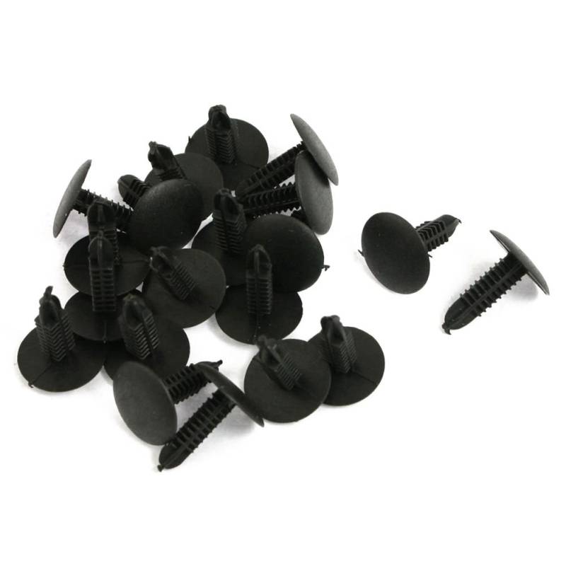 Blmirror 20Pcs Plastic Tree Trim Panel Clips 16Mm Kopf Für 4,8 Mm Loch Schwarz von Blmirror