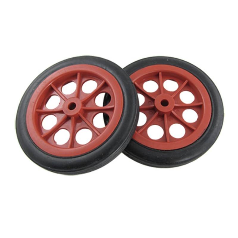 Blmirror 2Stk Austauschbare Warenkorb Warenkorb 4.4 "Raeder Rot Schwarz von Blmirror