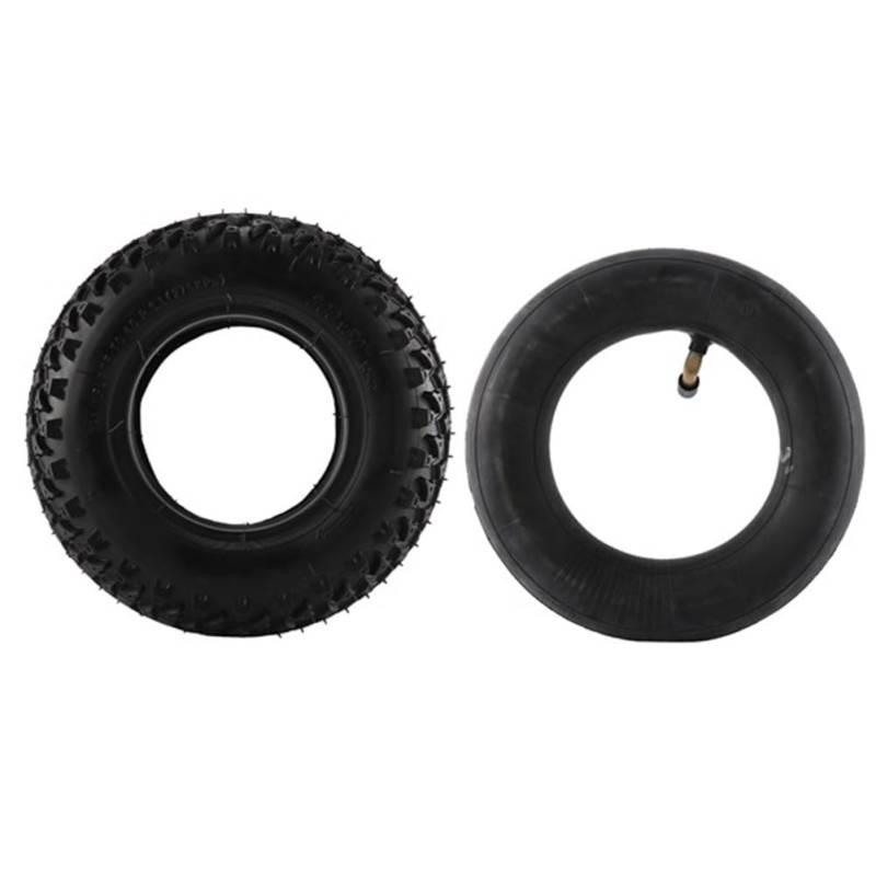 Blmirror Anti-Rutsch-Reifen 200x50 Offroad-Reifen Schwarz 8 für Mini-Elektroroller, Verschleißfester Luftreifen von Blmirror