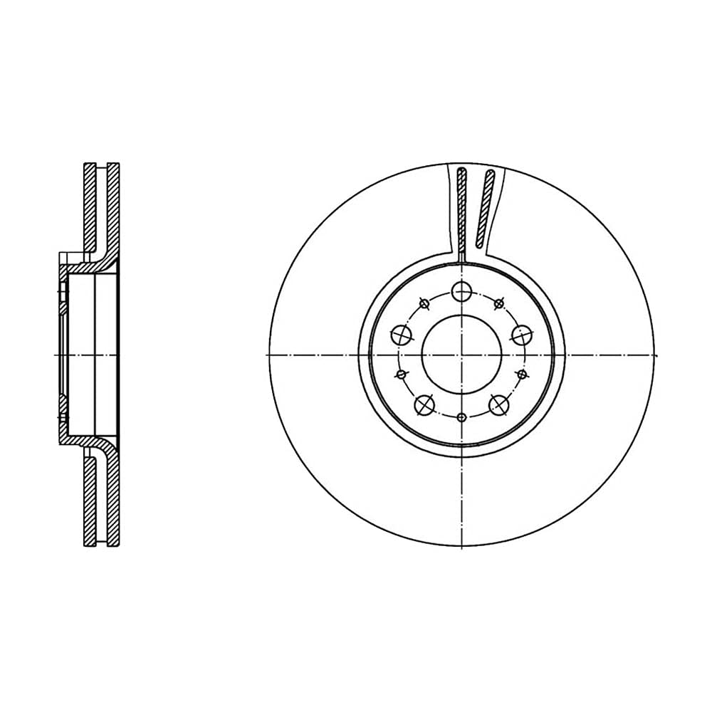 Blue Print ADBP430043 Bremsscheibe, 1 Stück von Blue Print