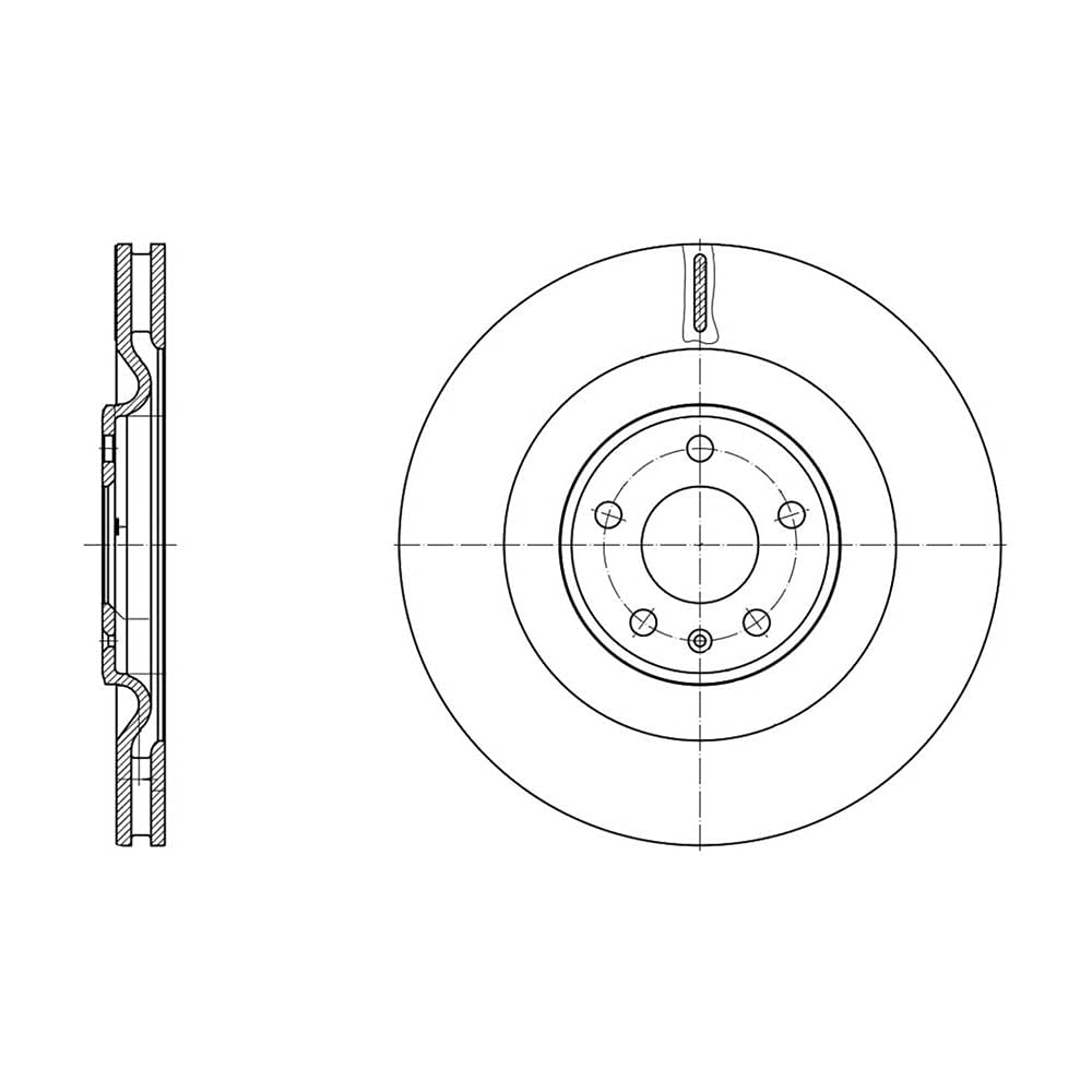 Blue Print ADBP430046 Bremsscheibensatz, 2 Bremsscheiben von Blue Print