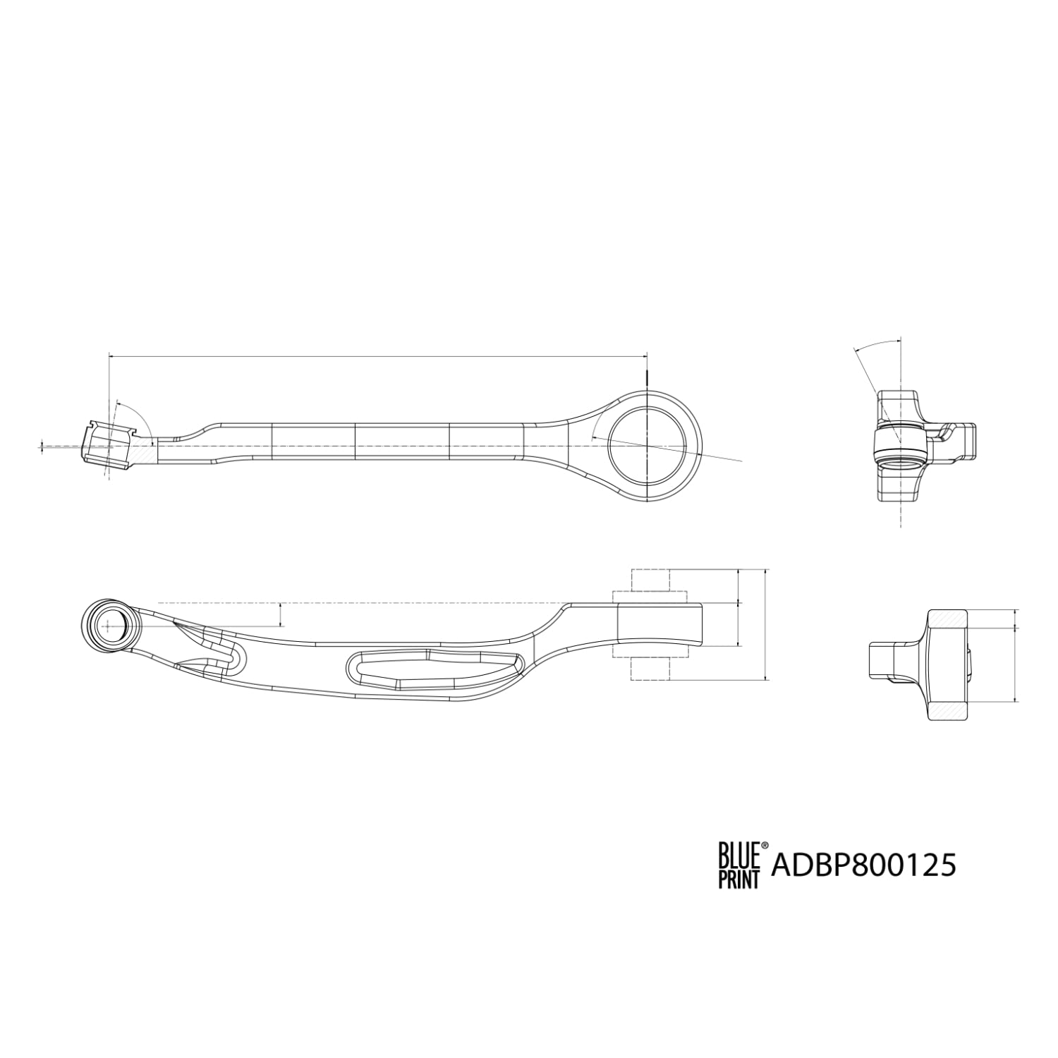 Blue Print ADBP800125 Motorlager, 1 Stück von Blue Print