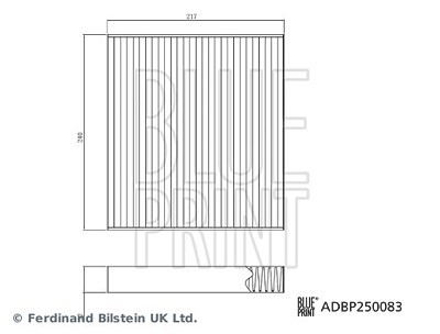 Blue Print Filter, Innenraumluft [Hersteller-Nr. ADBP250083] für BMW von Blue Print