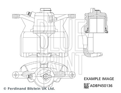 Blue Print Bremssattel [Hersteller-Nr. ADBP450136] für Ford, Mazda von Blue Print
