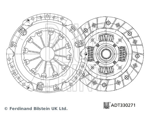 Kupplungssatz Blue Print ADT330271 Kupplungssatz Blue Print ADT330271 von Blue Print