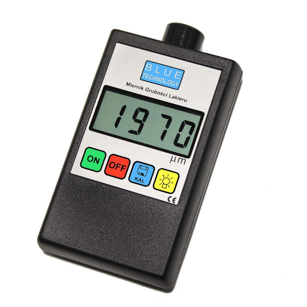 Blue Technology Schichtdickenmessgerät Lackdickenmessgerät MGR-11-FE | Stahl Coating Thickness Gauge | Lacktester für Auto | Hergestellt in EU Blue Technology Schichtdickenmessgerät Lackdickenmessgerät MGR-11-FE | Stahl Coating Thickness Gauge | Lacktester für Auto | Hergestellt in EU von Blue Technology