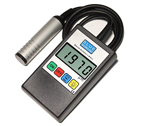 Blue Technology Schichtdickenmessgerät | Lackmesser MGR-11-S-FE | Lackdickenmessgerät | Stahl | Lacktester für Auto | Coating Thickness Gauge | Hergestellt in EU, 11cm x 6,5cm x 2,8cm von Blue Technology