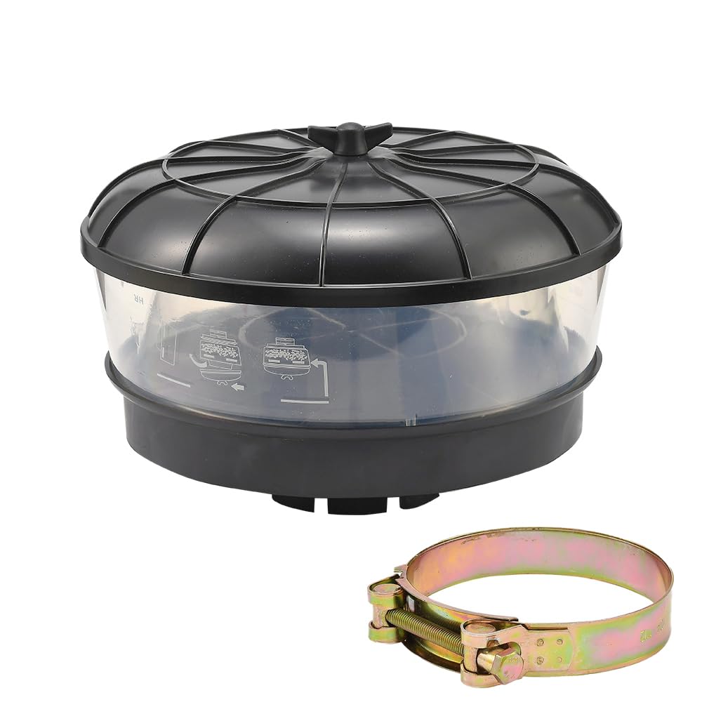Blueshyhall Zyklon Filter Offroad Auto, Ansaugrohr Luftfilter Auto, Universal Zyklon Filter für Ansaugschnorchel, Luftvorfilter Traktor, Lufteinlass Filter Sandbecher (4 Zoll / 102 mm) von Blueshyhall
