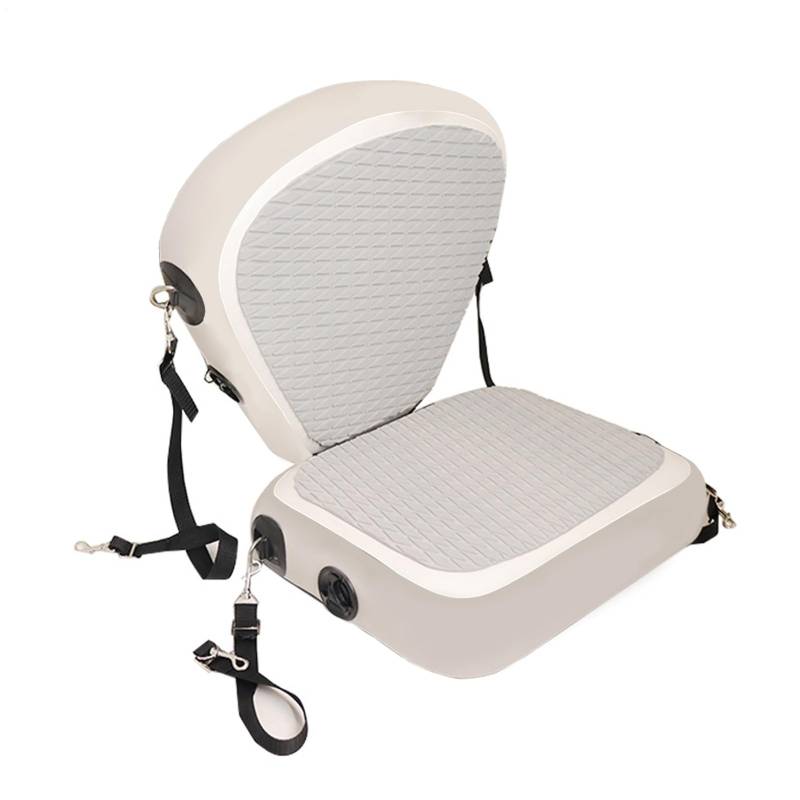 Paddle-Board-Sitz, Kajak-Rückenlehne, Aufblasbarer ergonomischer Kanusitz, Mehrzweck-Bootssitz mit Rückenlehne, Nylon-Rückenlehne für Kajak- und Bootsliebhaber von Bmdjdq