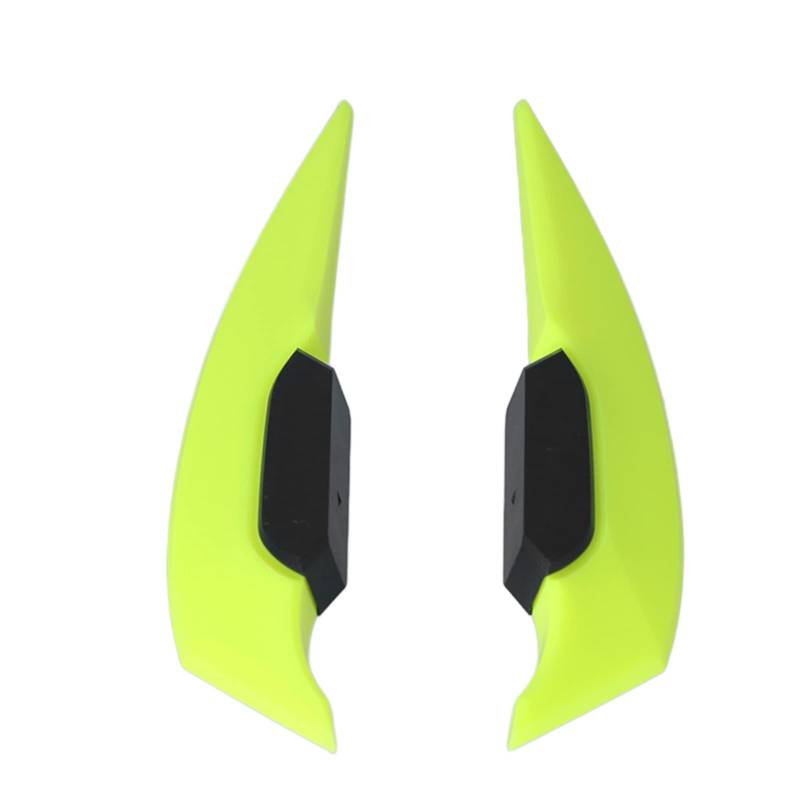 2 PCs Universal Aerodynamic Winglet Air Deflector, ABS -Verkleidung für Elektrofahrräder, ATV, (Leuchtendes Grün) von Bnineteenteam