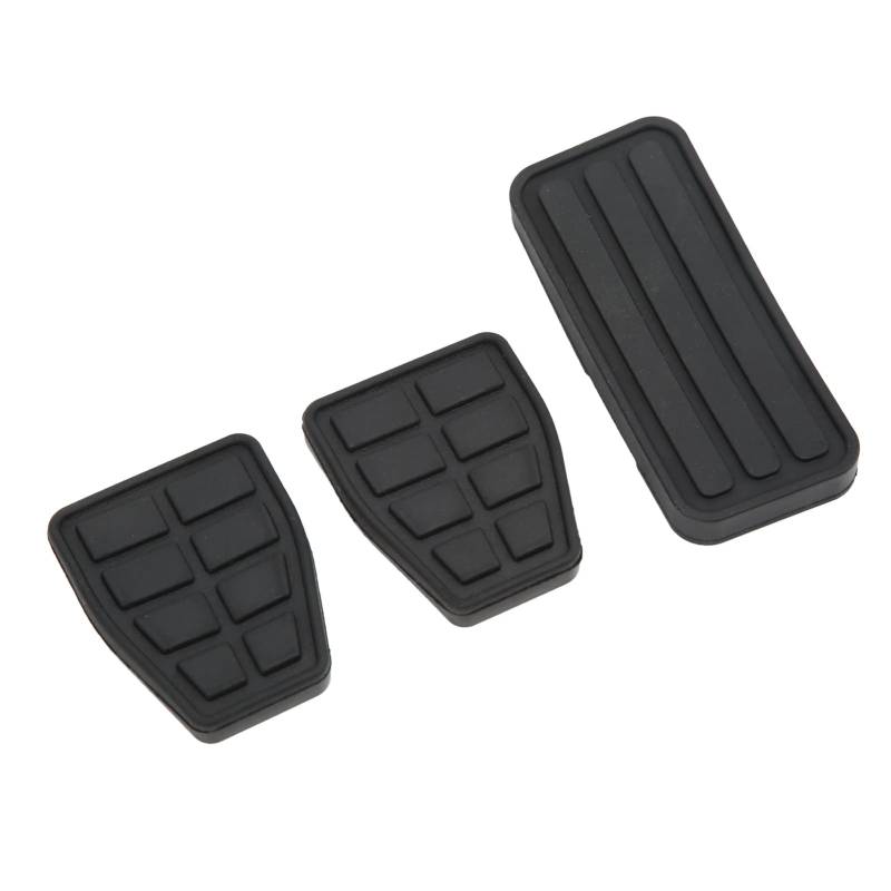 Auto Pedal Pad Kit, 3 Teile/Kit Auto Gummi Kupplungspedal Pad + Bremspedal Pad + Gaspedal Pad Verschleißfester Ersatz für T4 Transporter 1990-2003 Auto-Pedale von Bnineteenteam