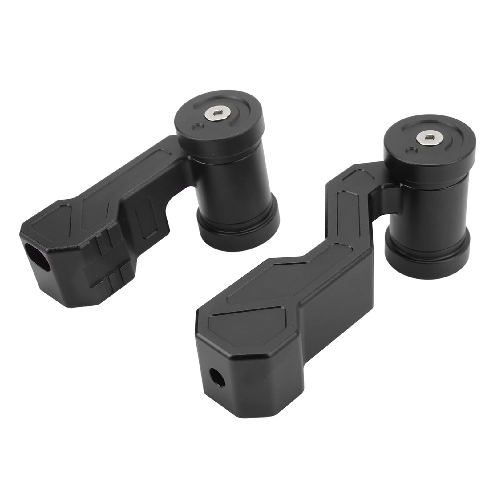 Auto-Schalthebelknauf, 2 Sätze Schalthebelknauf-Abdeckungs-Kit Ersatz für JK JKU 2011-2018 (Schwarz) von Bnineteenteam