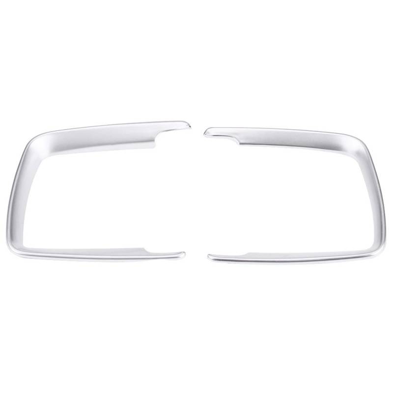 Auto-Scheinwerferschalterrahmen, Auto-ABS-Kunststoff-Scheinwerferschalterrahmen-Abdeckungs-Aufkleber für 1 2 3 4 X5 X6-Serie F20 F22 F30 F32 (Chrom) von Bnineteenteam