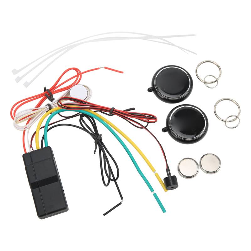 Auto Wireless Wegfahrsperre, 2,4 GHz Auto Wegfahrsperre Wireless Engine Lock Keyless Entry Auto Alarmanlage Anti Hijacking Device für 12V Fahrzeug Anti-Diebstahl-Ausrüstung von Bnineteenteam