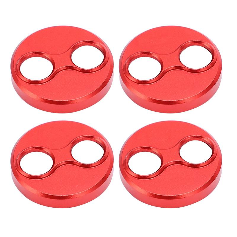 Drohnen-Motorabdeckungen, 4Pcs Aluminiumlegierung Motor-Abdeckkappe Kompatibel Aircraft model parts f¨¹r FIMI X8 Mini Drone(rot) Model toy von Bnineteenteam