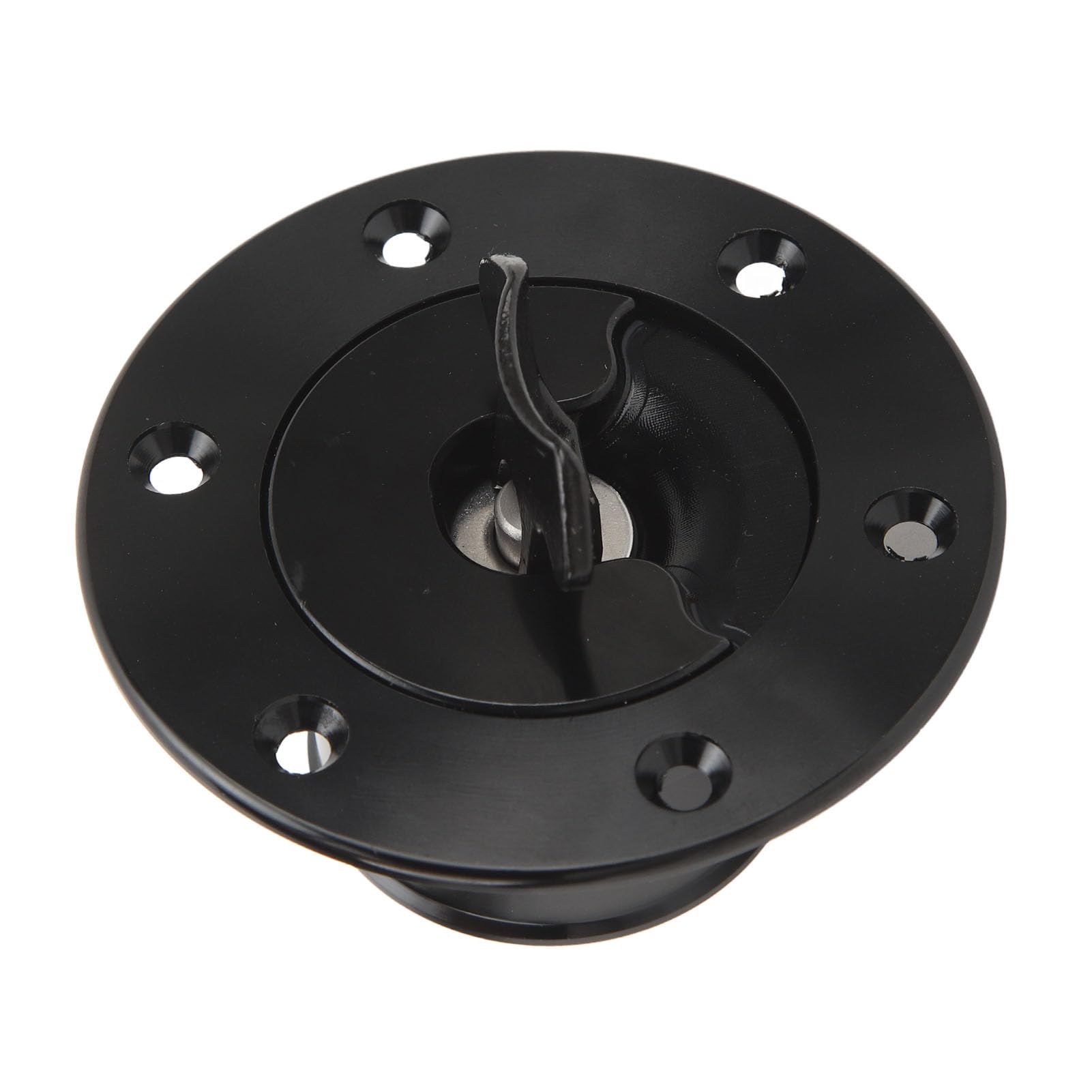 Tankdeckel, Brennstoffzellen-Tankdeckel, Billet-Aluminium, 39 Mm Innendurchmesser, Bündige Montage, 6 Schrauben, Offener Typ, Schwarz, Universell für Auto Tankdeckel, Brennstoffzellen-Tankdeckel, Billet-Aluminium, 39 Mm Innendurchmesser, Bündige Montage, 6 Schrauben, Offener Typ, Schwarz, Universell für Auto von Bnineteenteam