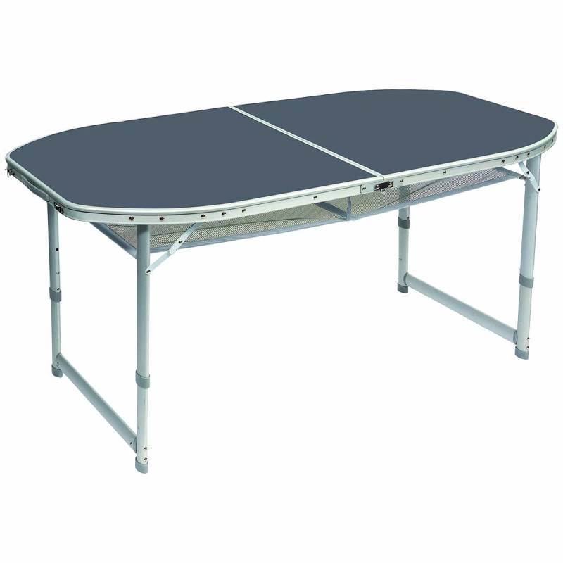 Bo-Camp BC Prem Oval zu entfernen Bein Tisch, grau, 80 x 150 cm von Bo-Camp