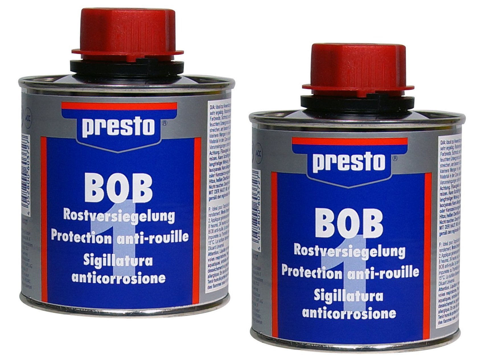 Bob Presto Rostversiegelung 2X 250ml 603727/2 Bob Presto Rostversiegelung 2X 250ml 603727/2 von Bob