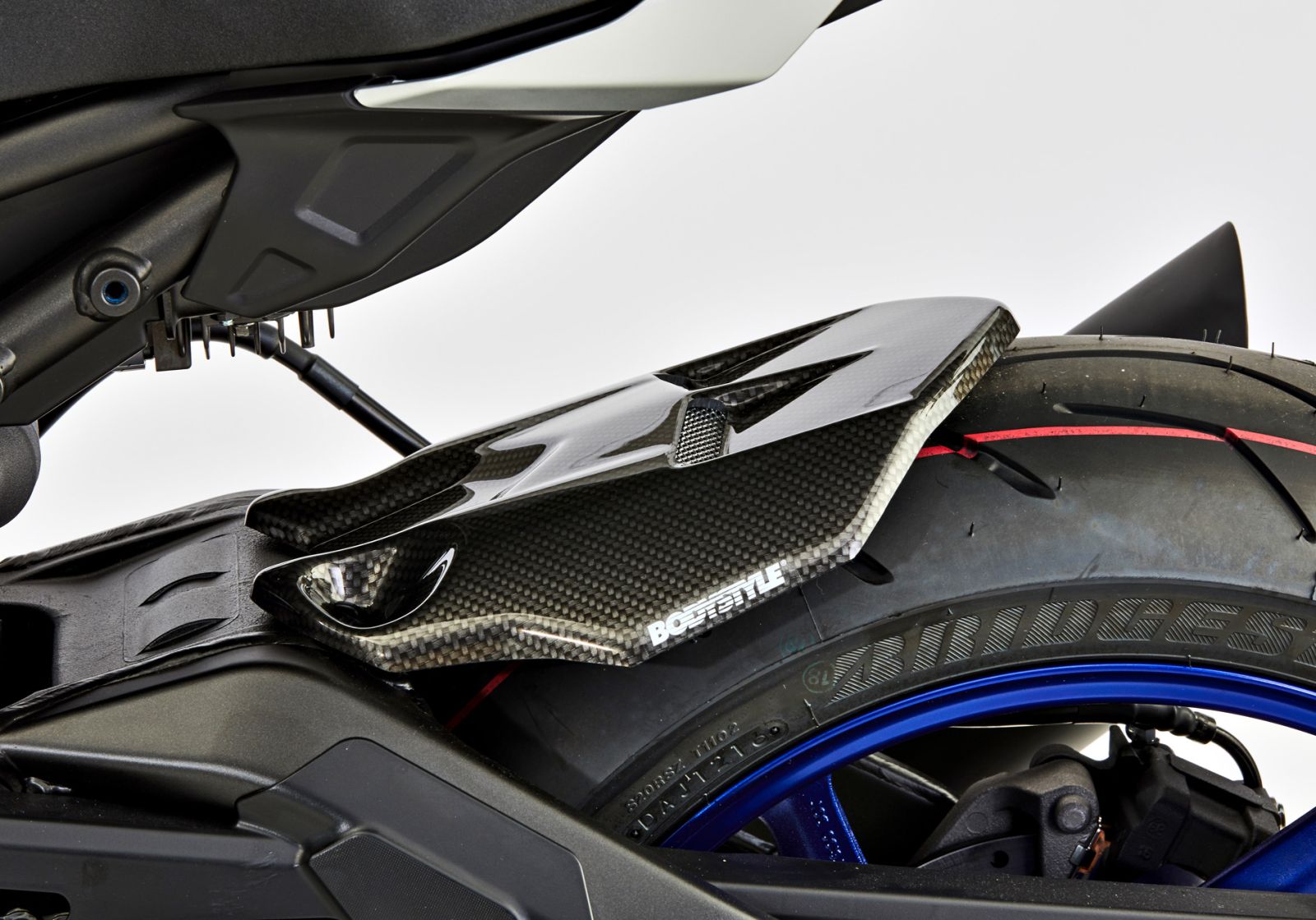 Bodystyle 6529546 hinterradabdeckung - carbon look kotflügel yamaha mt-10 rn45, mt-10 sp rn45 von Bodystyle