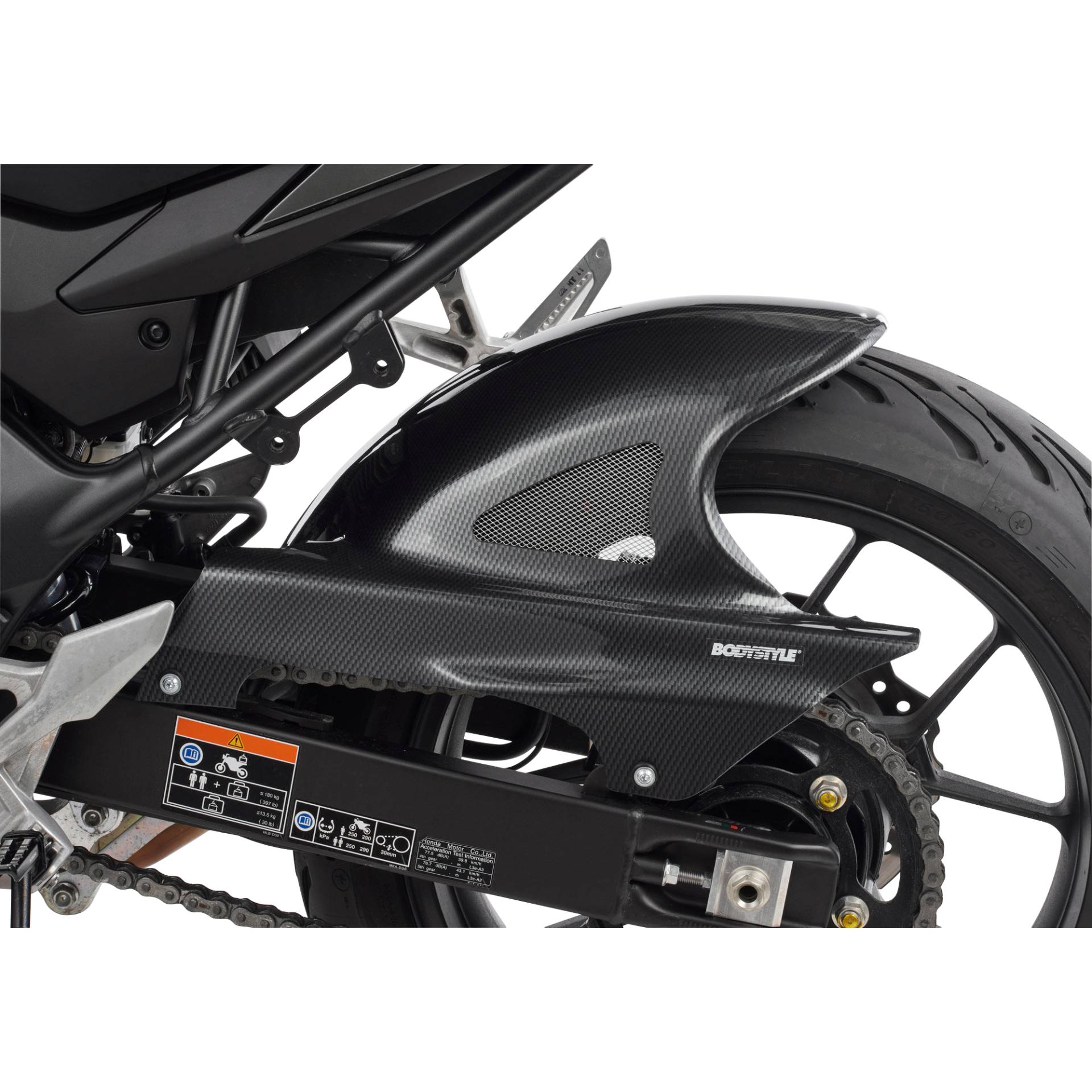 Bodystyle Hinterradabdeckung Raceline für Honda CB 750 Hornet Bodystyle Hinterradabdeckung Raceline für Honda CB 750 Hornet von Bodystyle