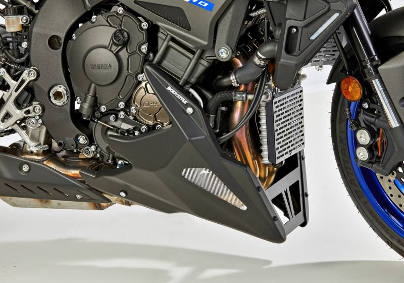 Bugspoiler - schwarz-matt unterfahrschutz yamaha mt-10 sp rn45, mt-10 rn45 von Bodystyle