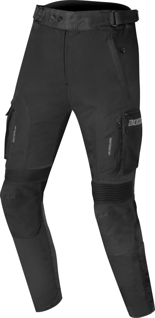 Bogotto Covelo wasserdichte Motorrad Textilhose, schwarz, XL Bogotto Covelo wasserdichte Motorrad Textilhose, schwarz, XL von Bogotto