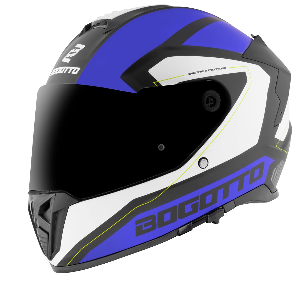 Bogotto FF122 BGT Helm, blau/weiß, L Bogotto FF122 BGT Helm, blau/weiß, L von Bogotto