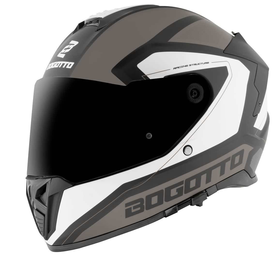 Bogotto FF122 BGT Helm, grau/weiß, M Bogotto FF122 BGT Helm, grau/weiß, M von Bogotto