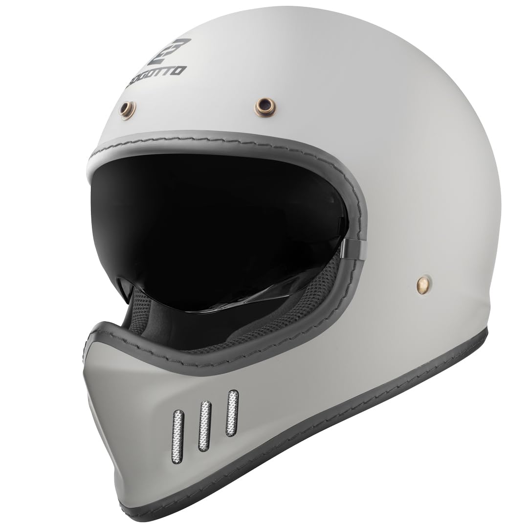 Bogotto FF980 Caferacer Cross Helm, grau matt, S Bogotto FF980 Caferacer Cross Helm, grau matt, S von Bogotto