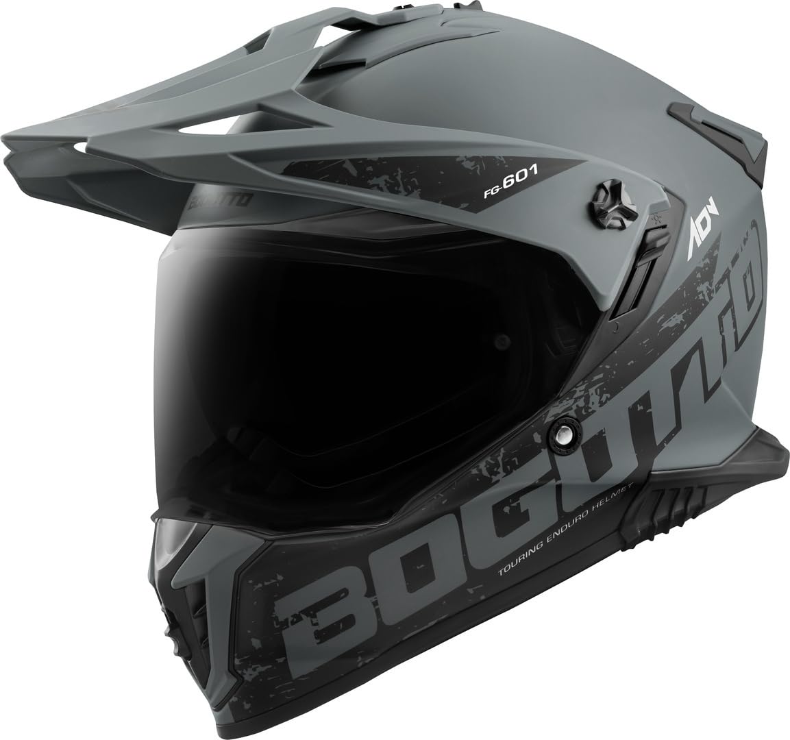 Bogotto FG-601 Duo Fiberglas Enduro Helm, anthrazit matt, XL Bogotto FG-601 Duo Fiberglas Enduro Helm, anthrazit matt, XL von Bogotto