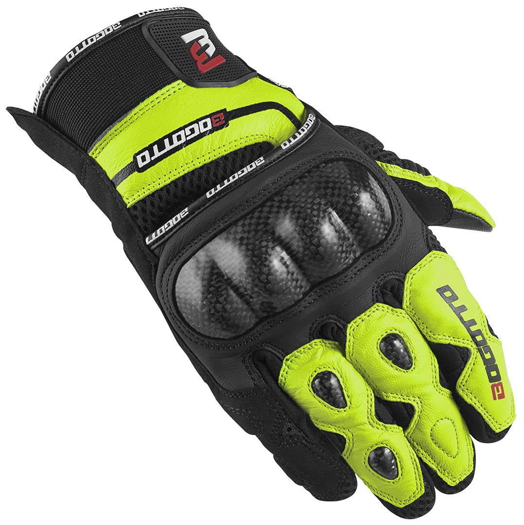 Bogotto Flint Motorradhandschuhe, schwarz/gelb, M Bogotto Flint Motorradhandschuhe, schwarz/gelb, M von Bogotto