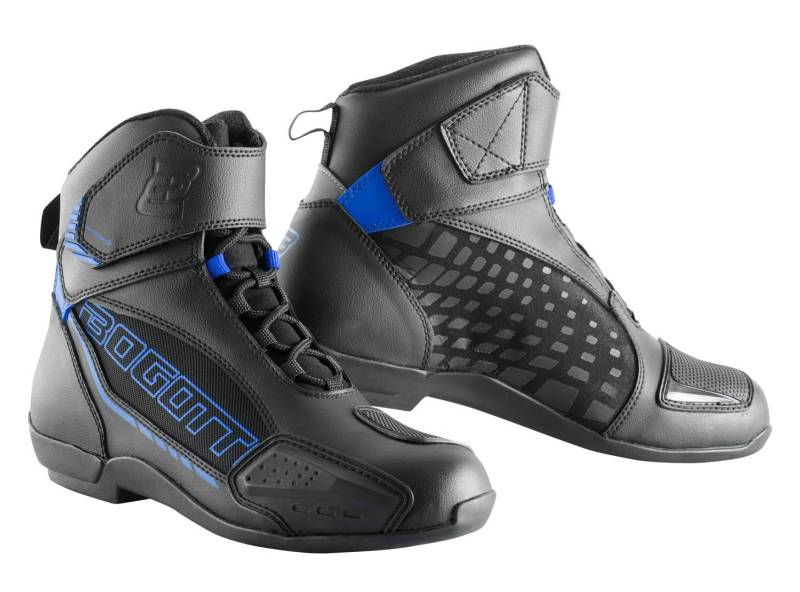Bogotto GPX Motorradschuhe, schwarz/blau, 42 von Bogotto