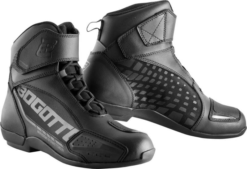 Bogotto GPX WR 2.0 wasserdichte Motorrad Schuhe, schwarz, 45 von Bogotto