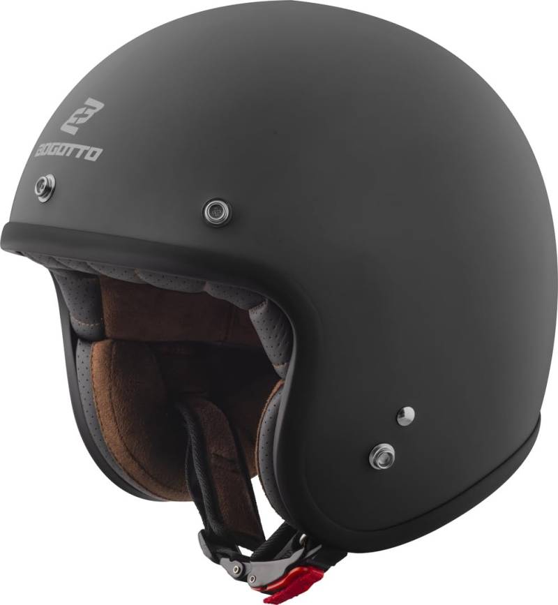 Bogotto H541 Solid Jethelm, schwarz matt, S von Bogotto