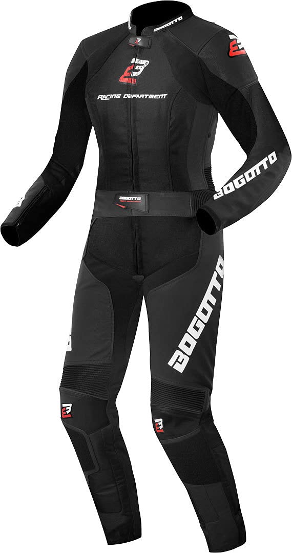 Bogotto Losail 2-Teiler Damen Motorrad Lederkombi, schwarz, 34 Bogotto Losail 2-Teiler Damen Motorrad Lederkombi, schwarz, 34 von Bogotto