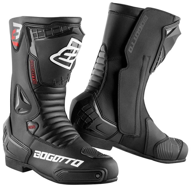 Bogotto Losail Motorradstiefel, schwarz, 46 von Bogotto