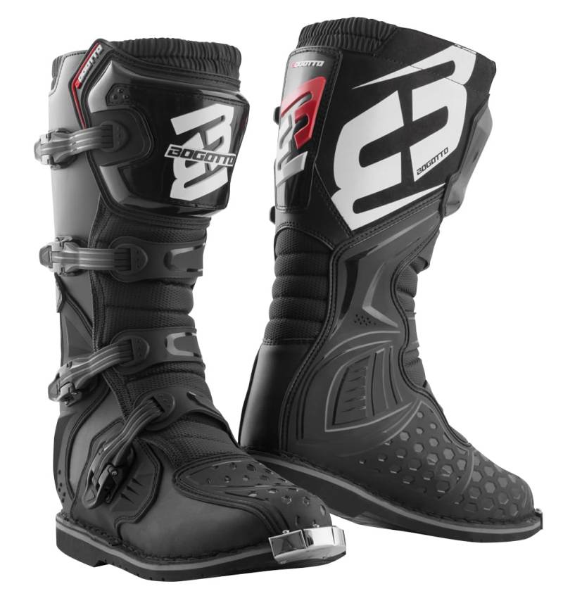 Bogotto MX-3 Motocross Stiefel, schwarz, 40 von Bogotto