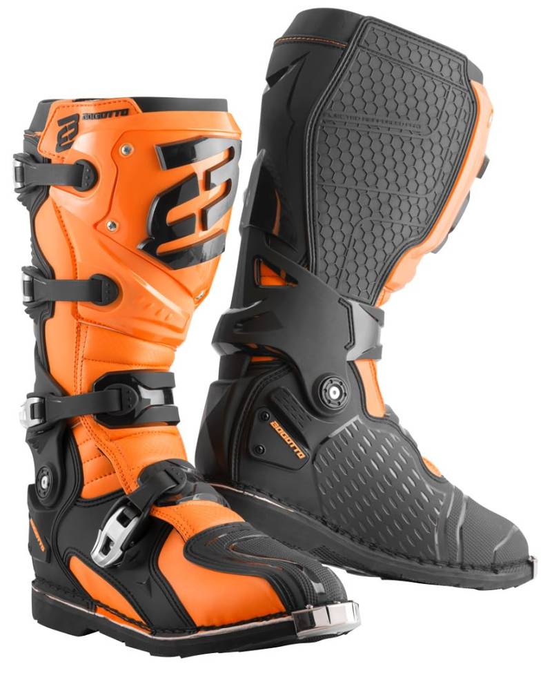 Bogotto MX-7 S Motocross Stiefel, orange/schwarz, 45 von Bogotto