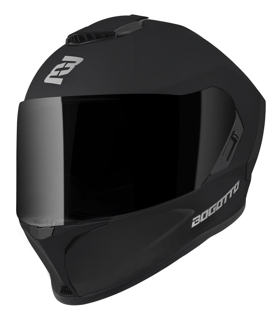 Bogotto Phantom Fiberglass Helm, schwarz/matt, L Bogotto Phantom Fiberglass Helm, schwarz/matt, L von Bogotto