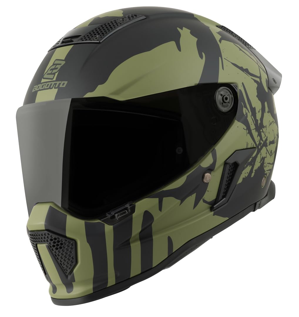 Bogotto Rapto Demon Helm, grün matt, XL Bogotto Rapto Demon Helm, grün matt, XL von Bogotto