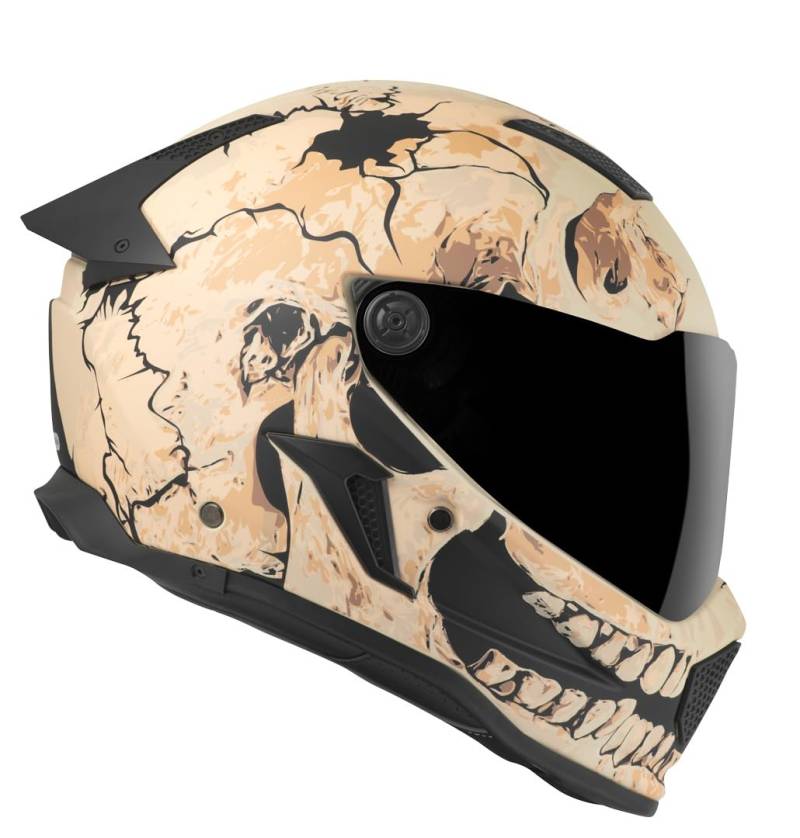 Bogotto Rapto Skull Helm, Sand, M von Bogotto