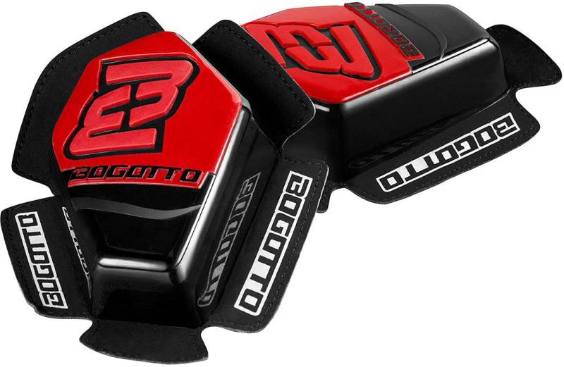 Bogotto Sport Knieschleifer, schwarz/rot, Einheitsgröße von Bogotto