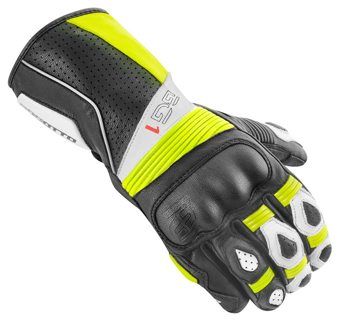 Bogotto Sprint perforierte Motorradhandschuhe, schwarz/neon, XL Bogotto Sprint perforierte Motorradhandschuhe, schwarz/neon, XL von Bogotto