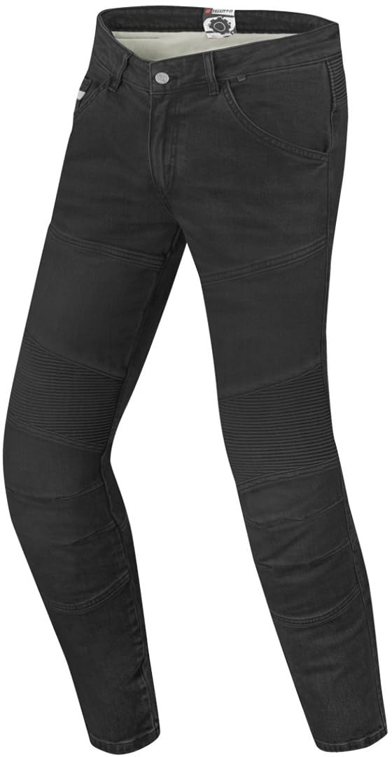 Bogotto Streton Motorrad Jeans, schwarz, 32/32 von Bogotto