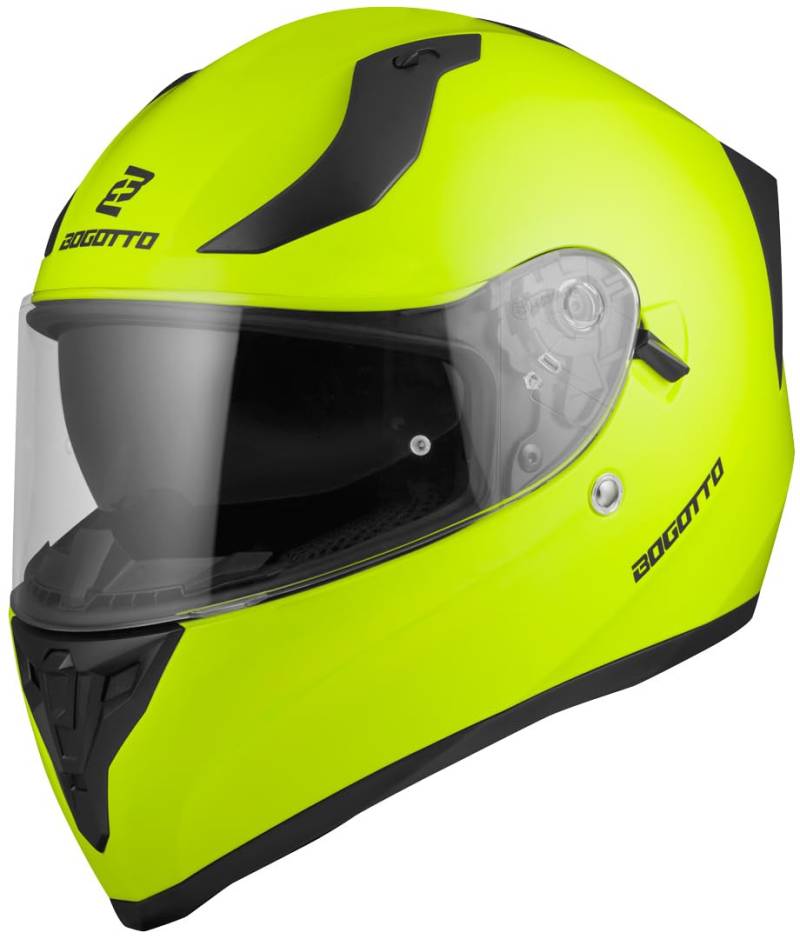 Bogotto V128 Helm, neon-gelb, XL von Bogotto