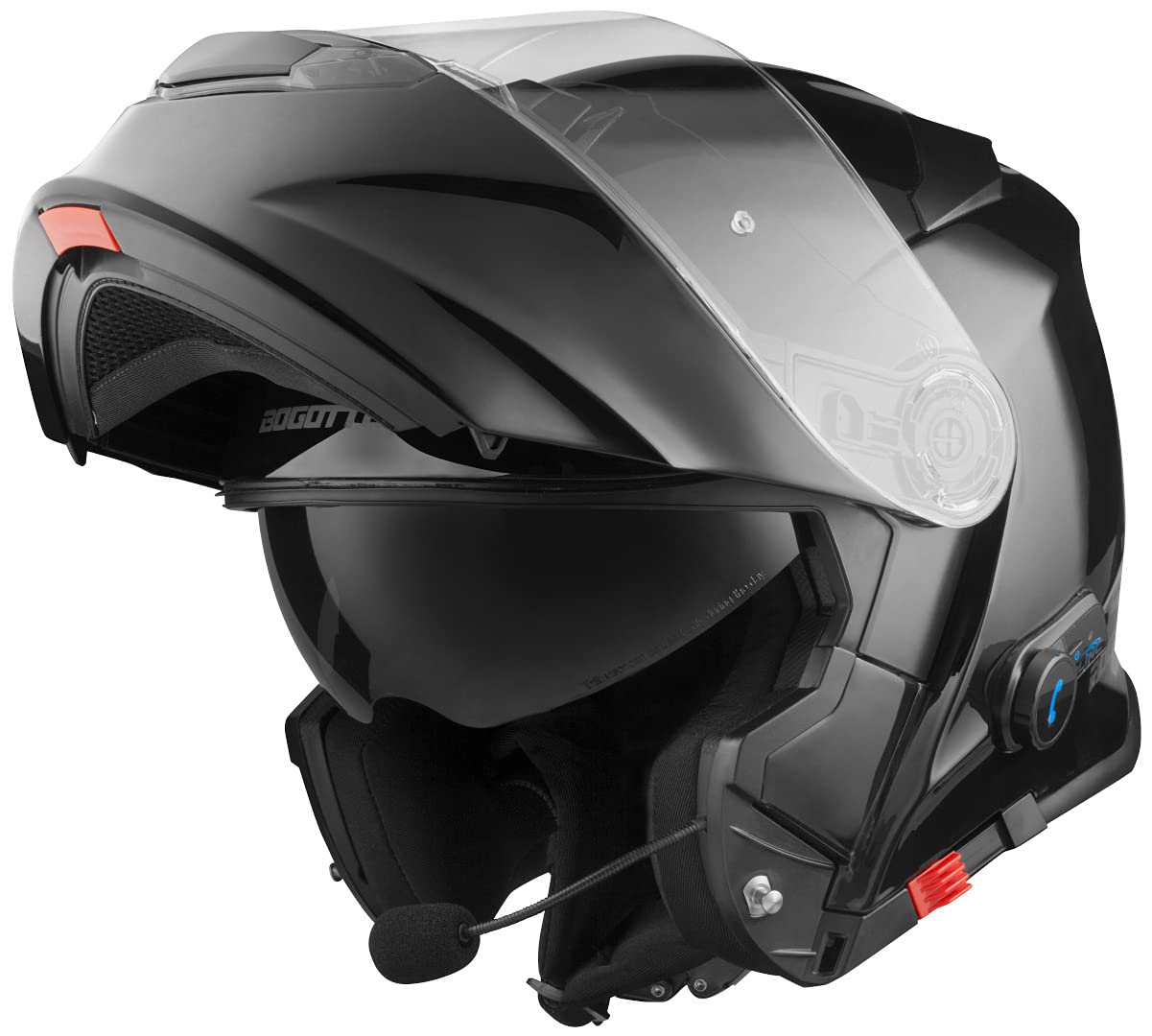 Bogotto V271 BT Bluetooth Klapphelm, schwarz, XS Bogotto V271 BT Bluetooth Klapphelm, schwarz, XS von Bogotto
