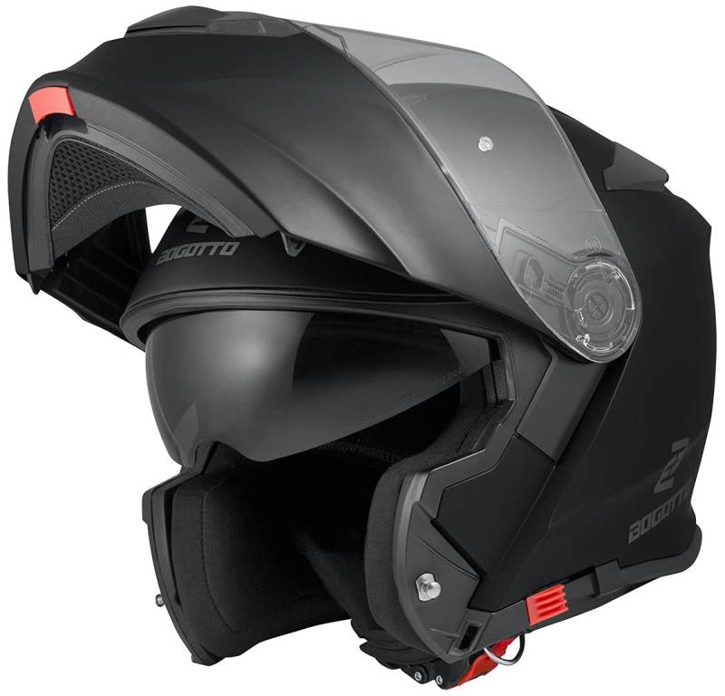 Bogotto V271 Motorrad Klapphelm, schwarz, XS von Bogotto